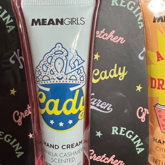 NWT-Mean Girls BURN BOOK set of 6 (1 oz each) hand creams in decorative box - Picture 9 of 11
